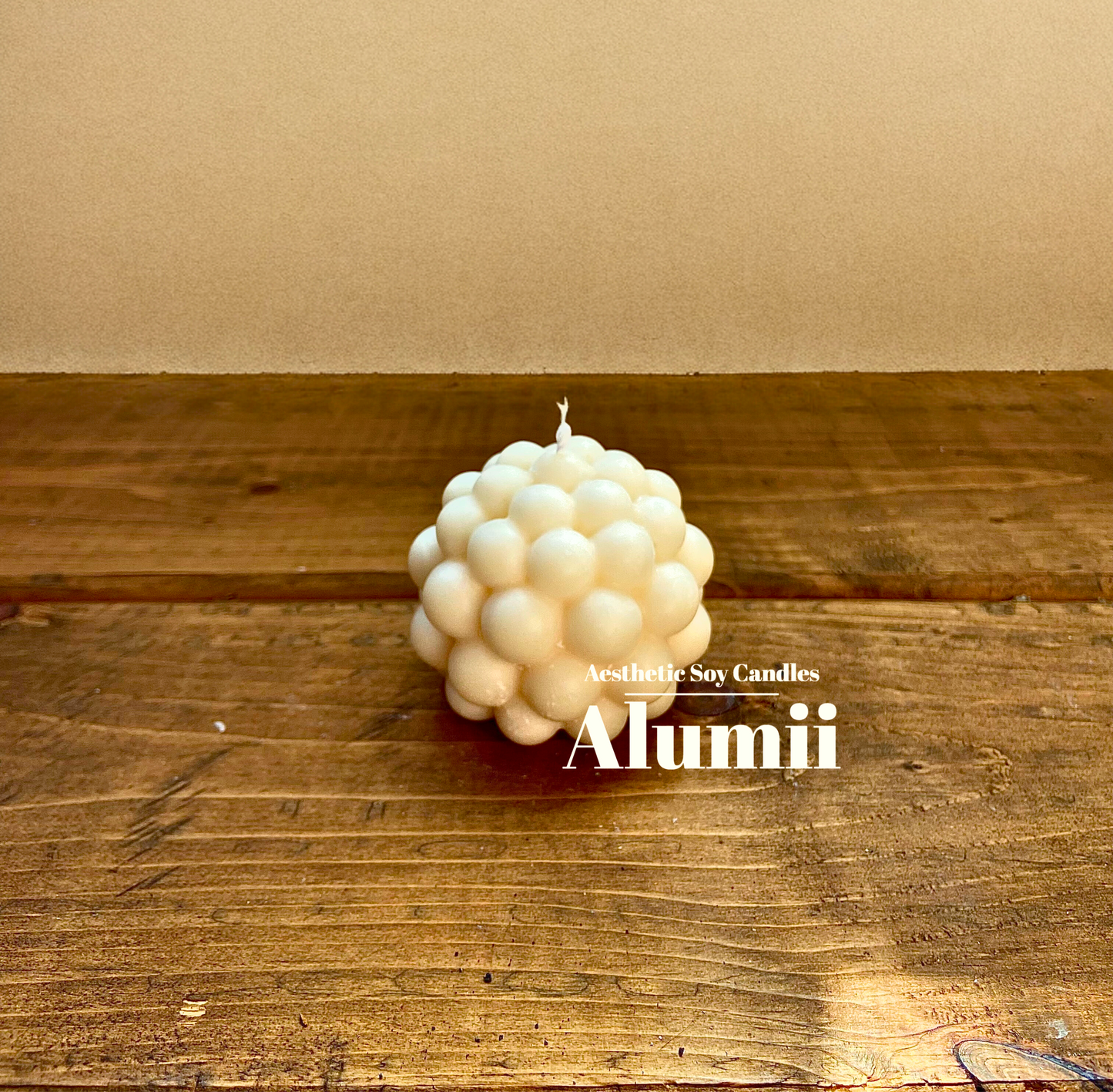 Bubble Ball Candle