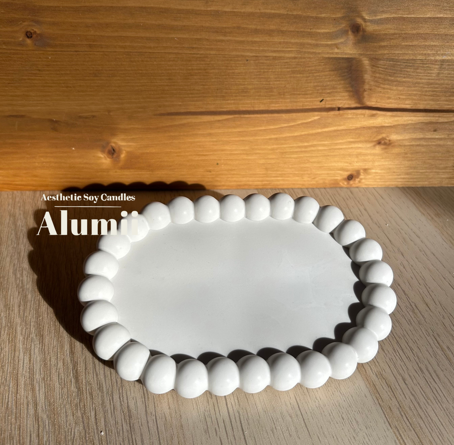 Jesmonite Tray - Oval Bubble Tray