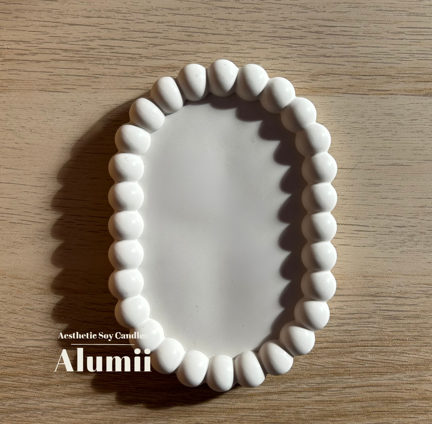 Jesmonite Tray - Oval Bubble Tray