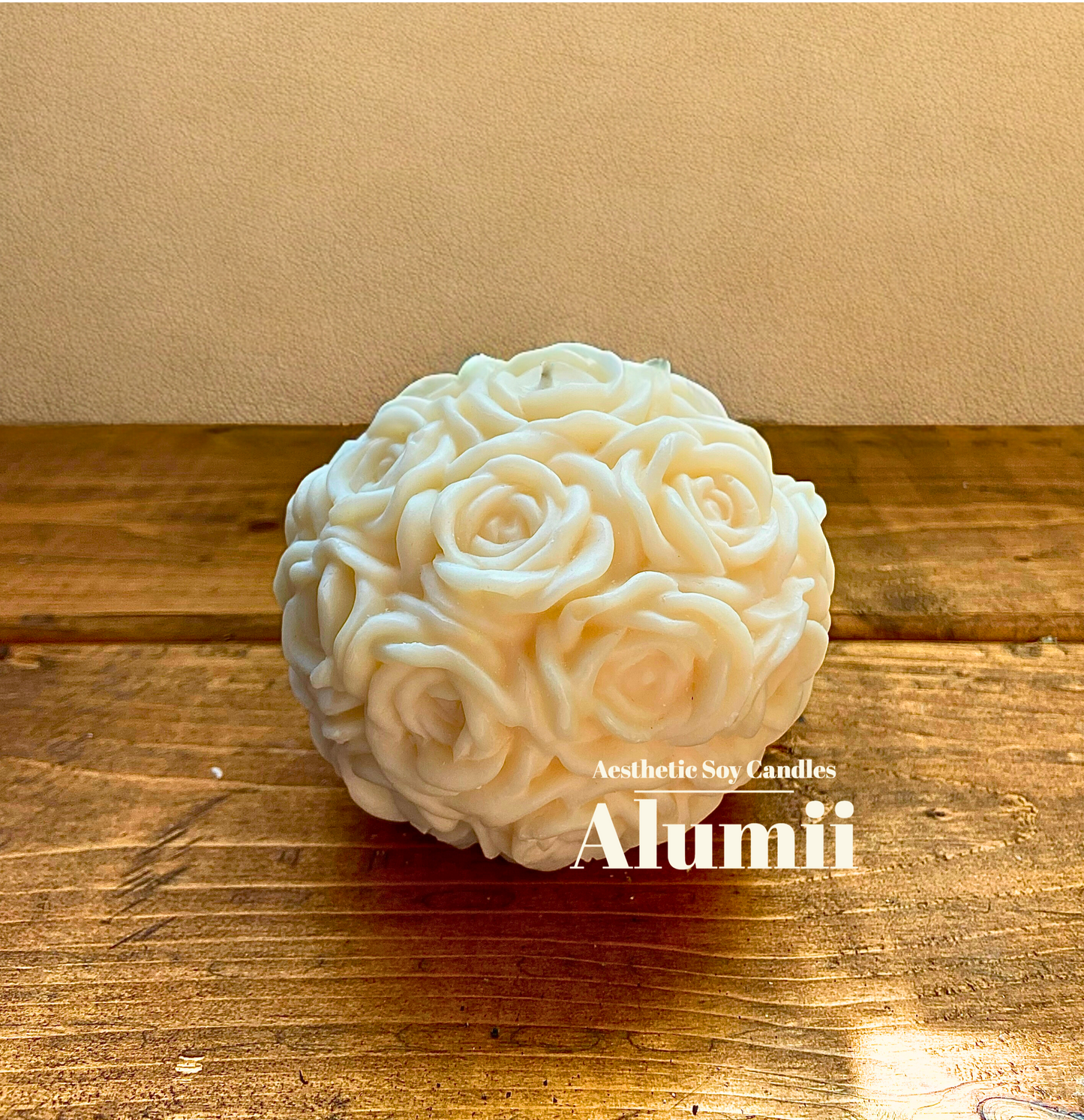 Rose Ball Candle