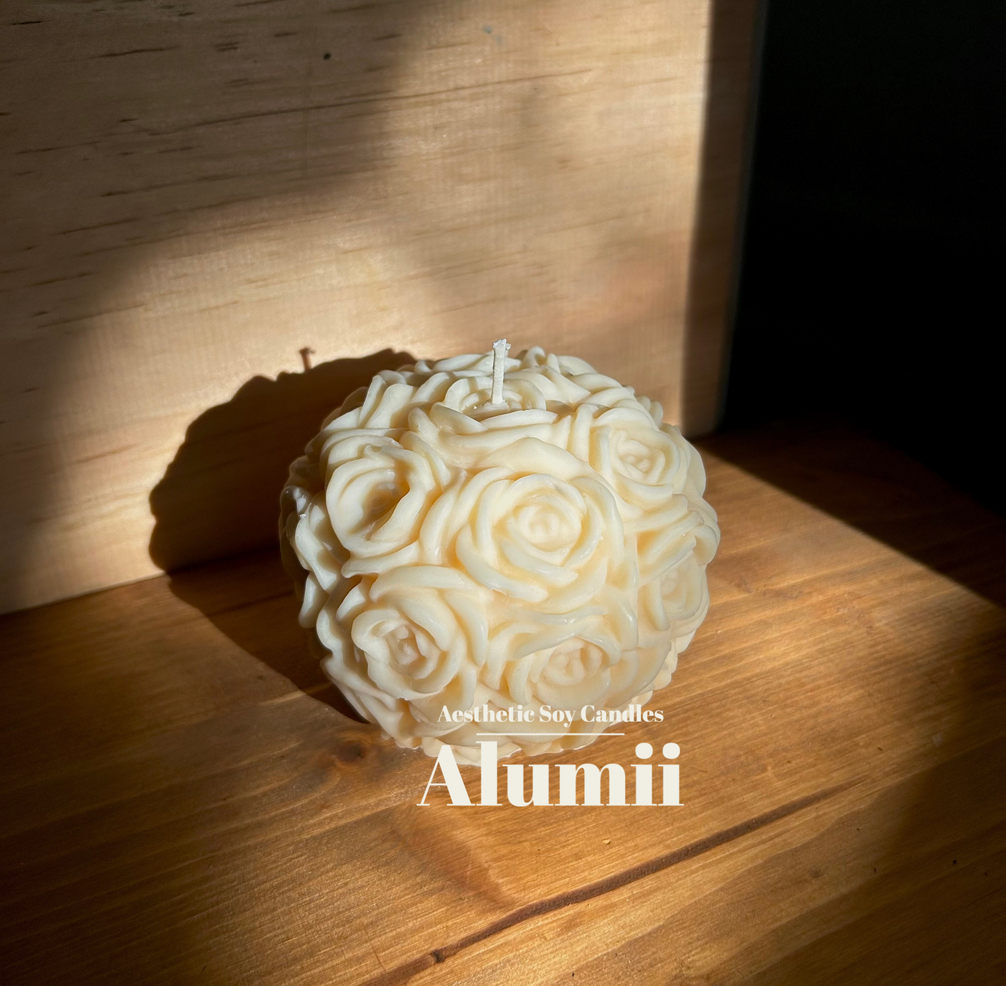 Rose Ball Candle