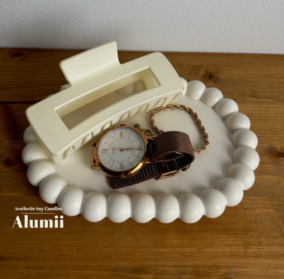 Jesmonite Tray - Oval Bubble Tray