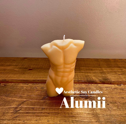 Naked Male Form Candle