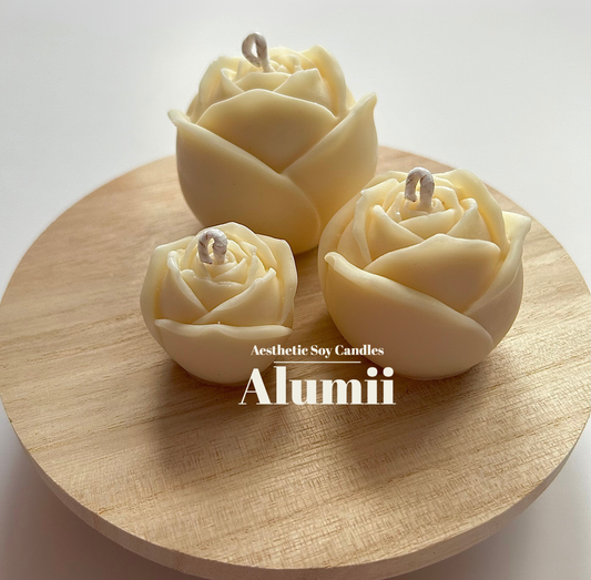 Rose Trio Candles